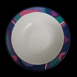 Set 2 Newcor Mystic Magic Soup Cereal Bowls Geometric Japan